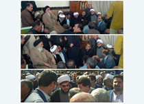 شیخ علی هاشمیان ، تشییع پیكر ، شیخ عباس پورمحمدی